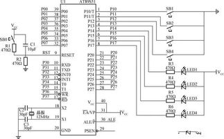 51單片機案例解析 按鈕控制LED燈亮接線原理與實現(xiàn)